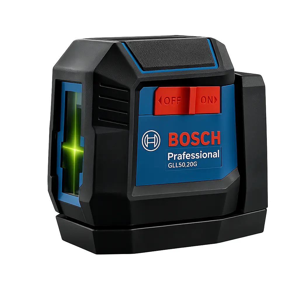 Nivel láser Bosch GLL50-20G utilizado por Inspektum